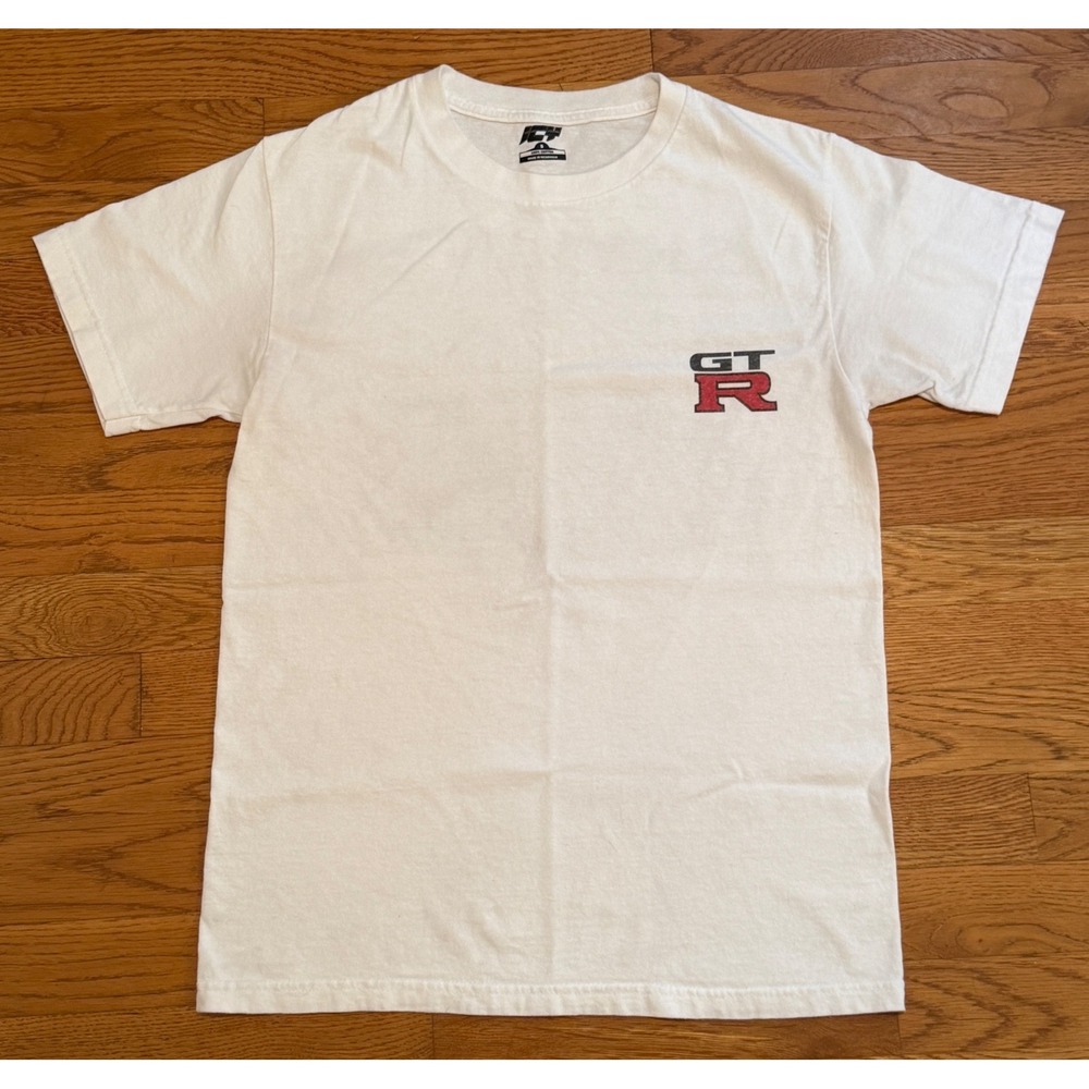 ICY Nissan Skyline GTR Graphic T-Shirt White JDM R34 Mens Small